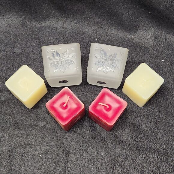 Partylite Poinsettia Gift Set P9527 RETIRED - Picture 2 of 11